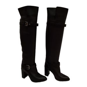 GIANVITO ROSSI LEATHER Tall Boots Size: 6